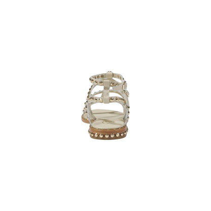 ASH Beige Premium Italian Leather Sandal Leather - Beige