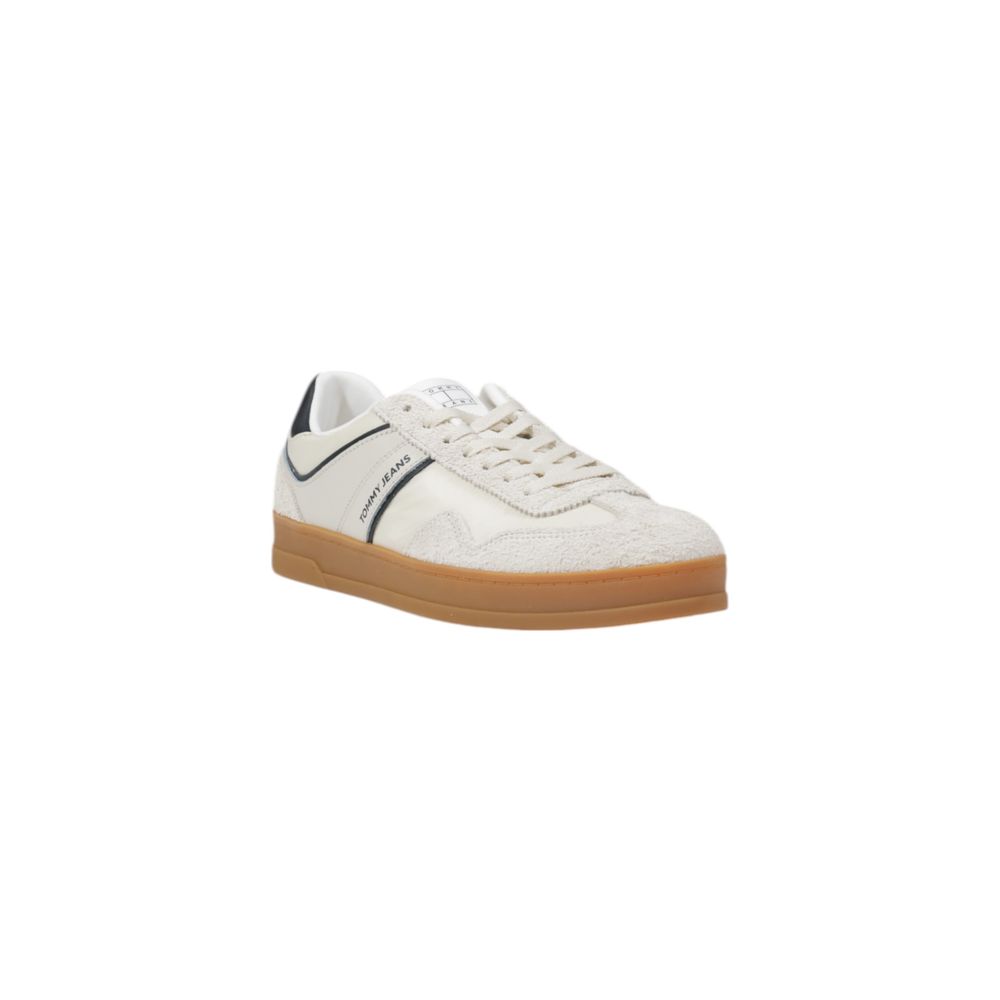Tommy Hilfiger Jeans The Greenwich Leather Sneaker - Cream