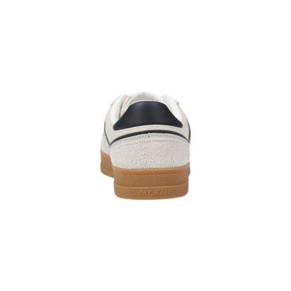 Tommy Hilfiger Jeans The Greenwich Leather Sneaker - Cream
