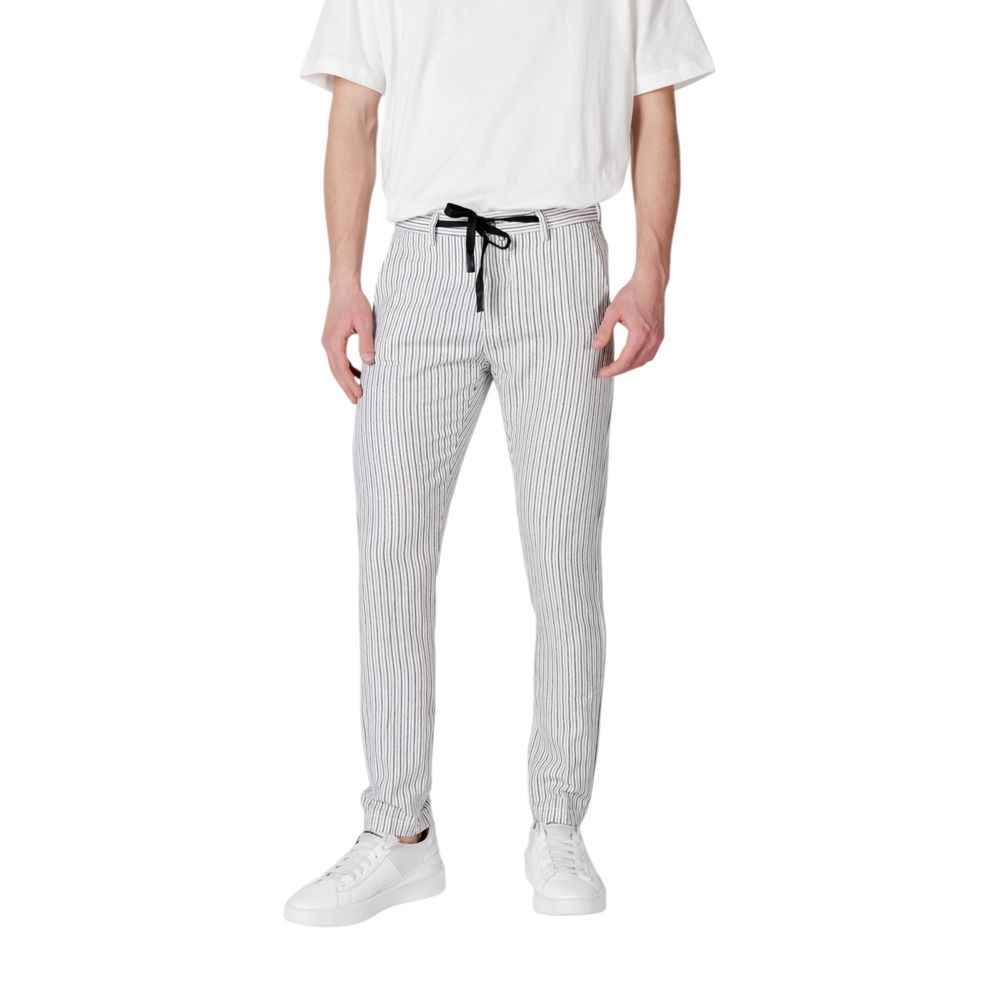 Gianni Lupo Black Linen Pant