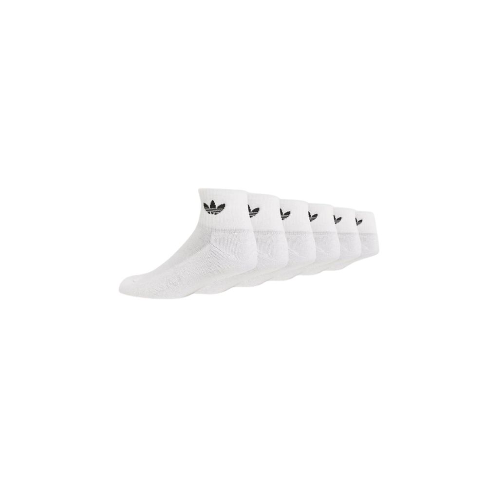 Adidas 1/4 Socks 6P IJ5627 Cotton – White/Crew Length
