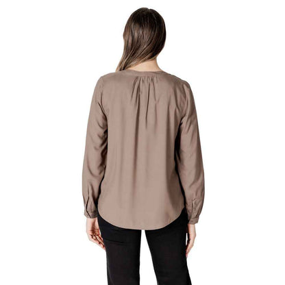 Street One Beige Viscose Blouse