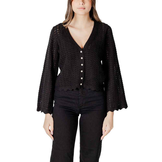Only Black Cotton Cardigan