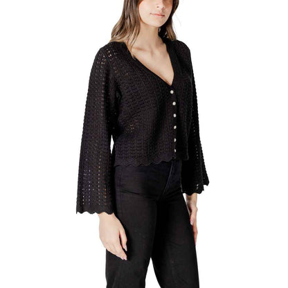 Only Black Cotton Cardigan
