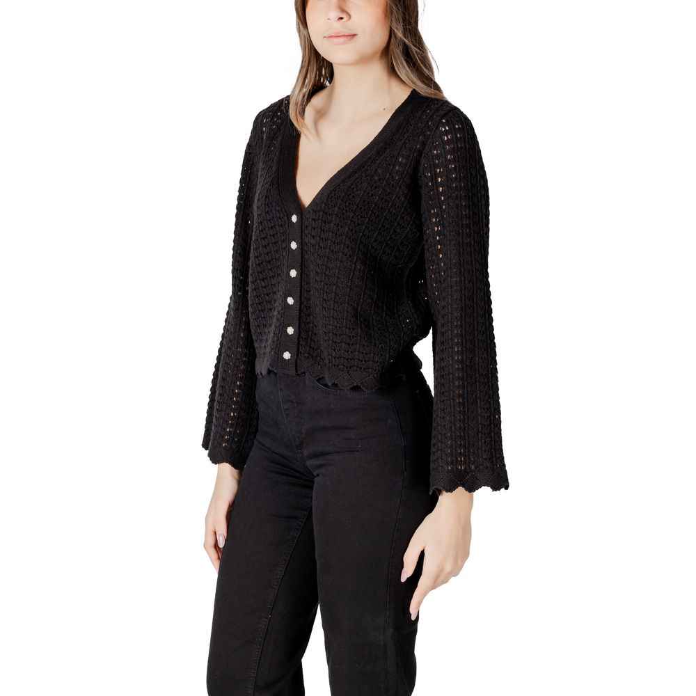 Only Black Cotton Cardigan