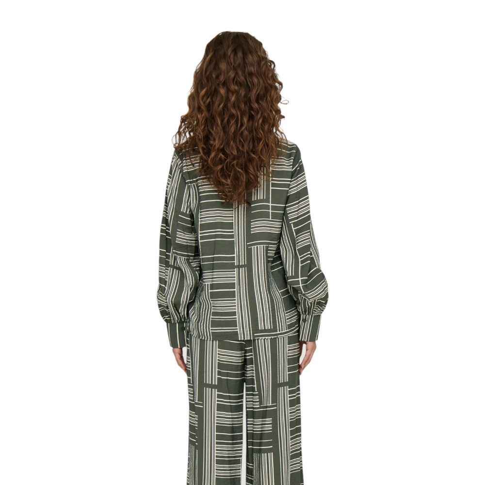 Jacqueline De Yong Green Viscose Shirt