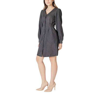 ICHI Black Cotton Short