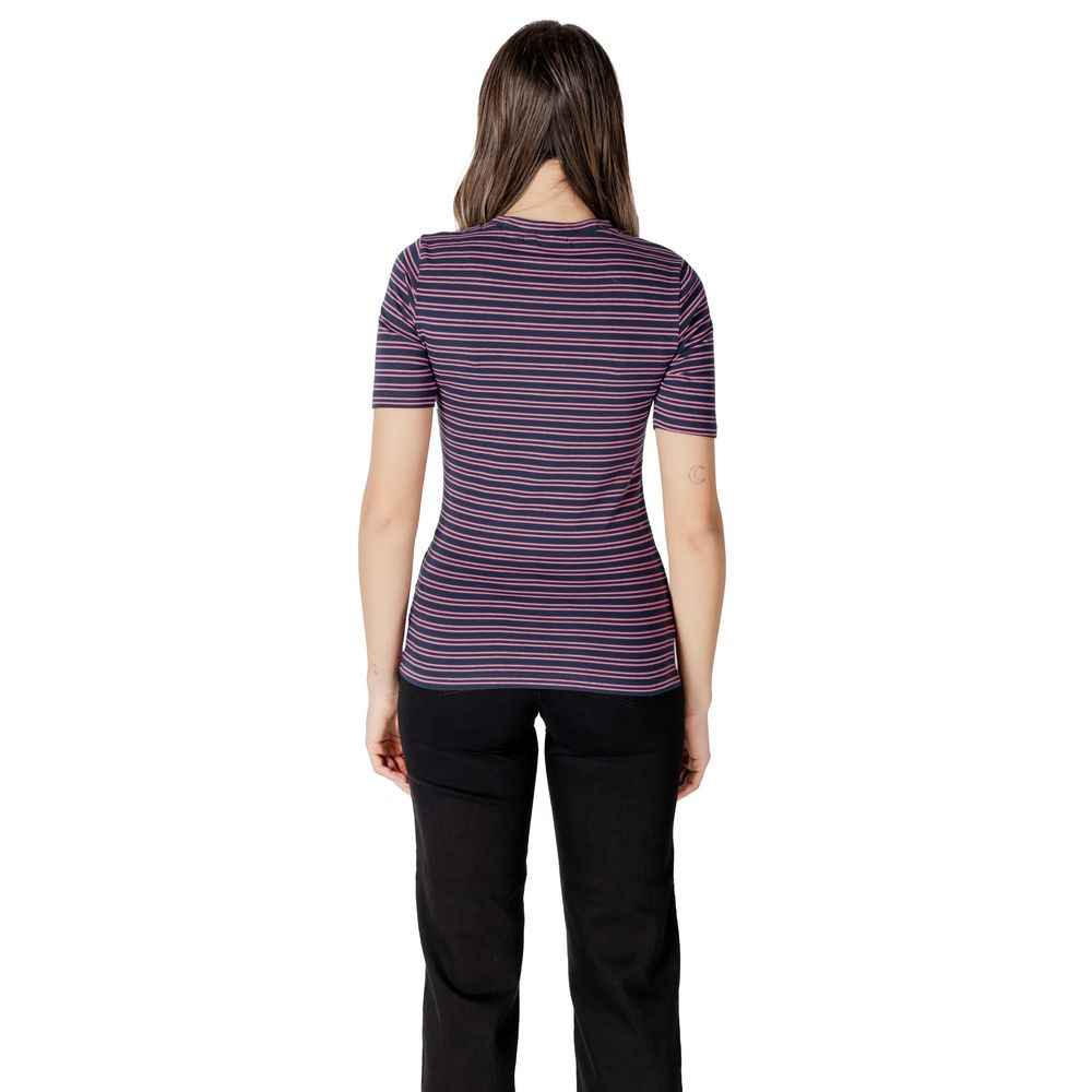ICHI Bicolor Cotton T-Shirt