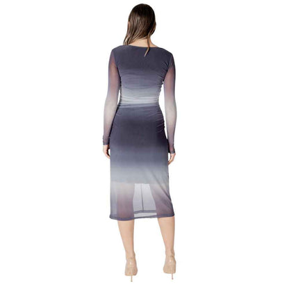 ICHI Gray Polyester Long