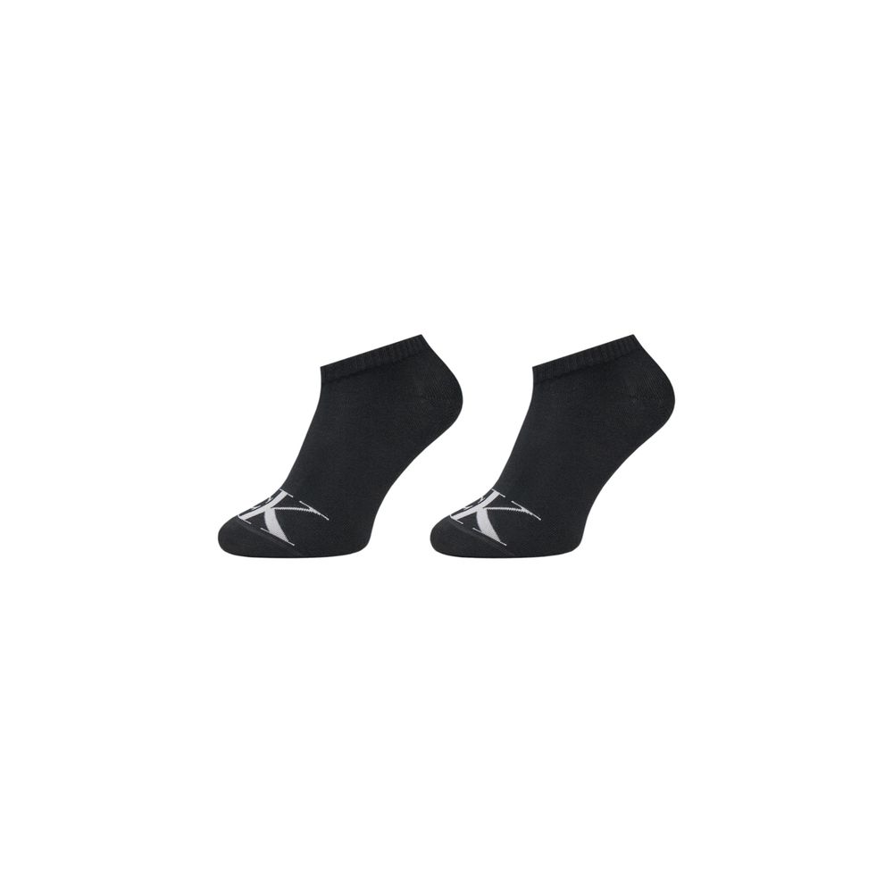 Calvin Klein Jeans Cotton Socks Black Monogram 2P Pack