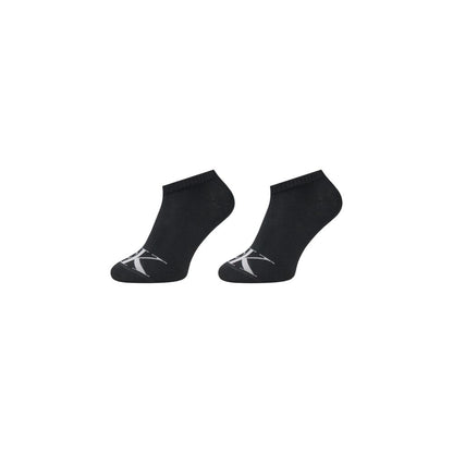 Calvin Klein Jeans Cotton Socks Black Monogram 2P Pack