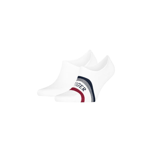 Tommy Hilfiger Footie Socks Cotton White Mens 2 Pack