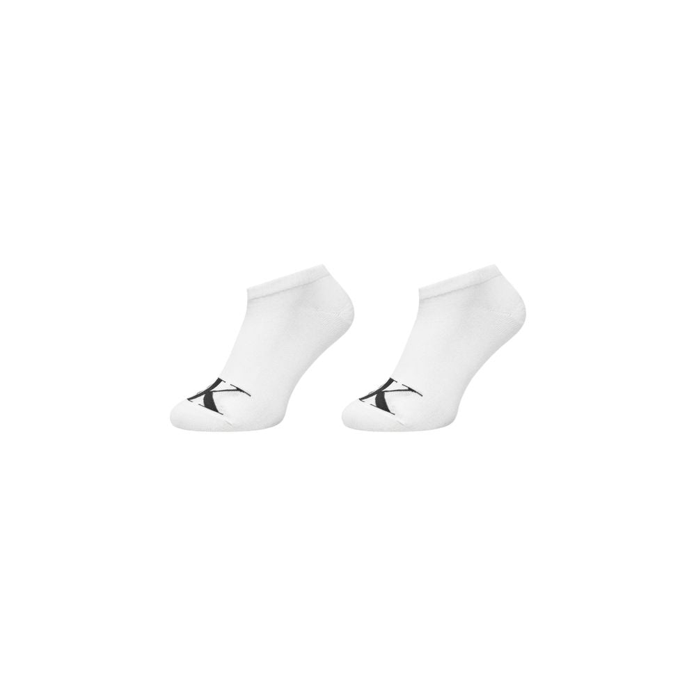 Calvin Klein Jeans 2P Monogram Cotton Socks - White