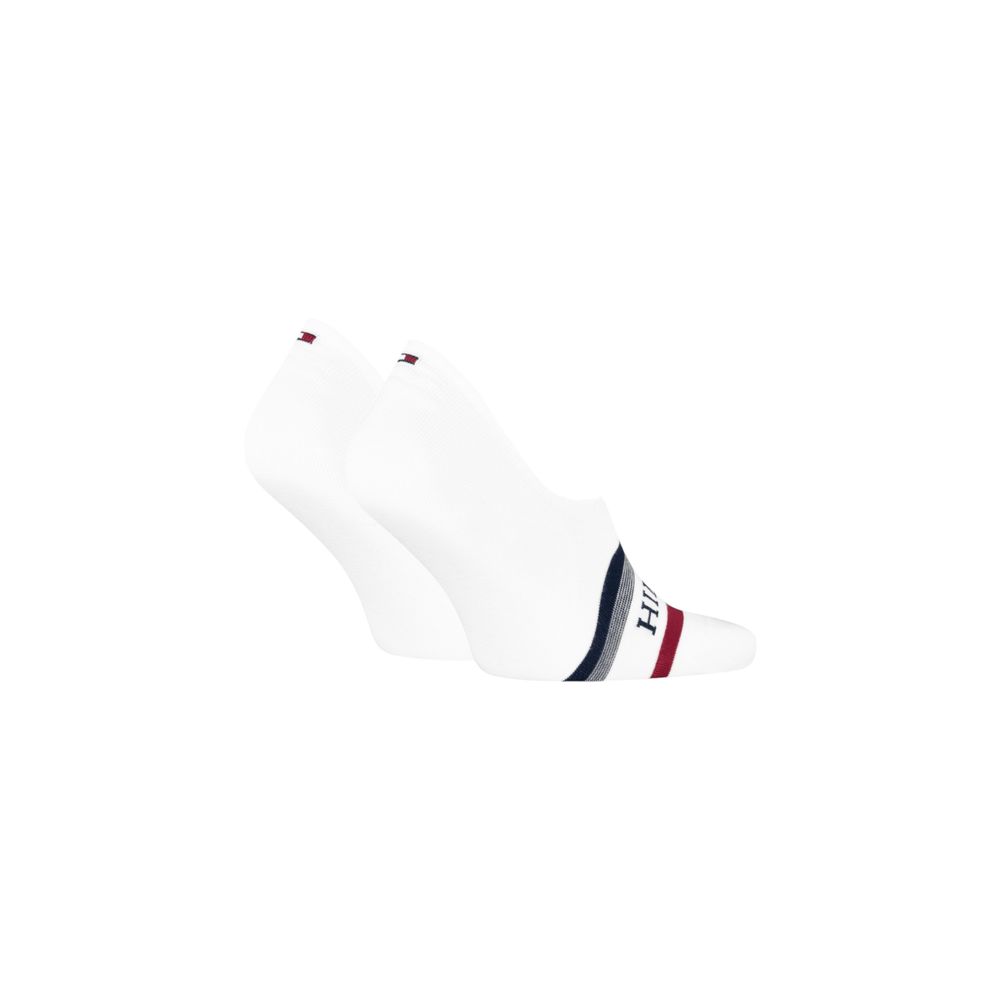 Tommy Hilfiger Footie Socks Cotton White Mens 2 Pack