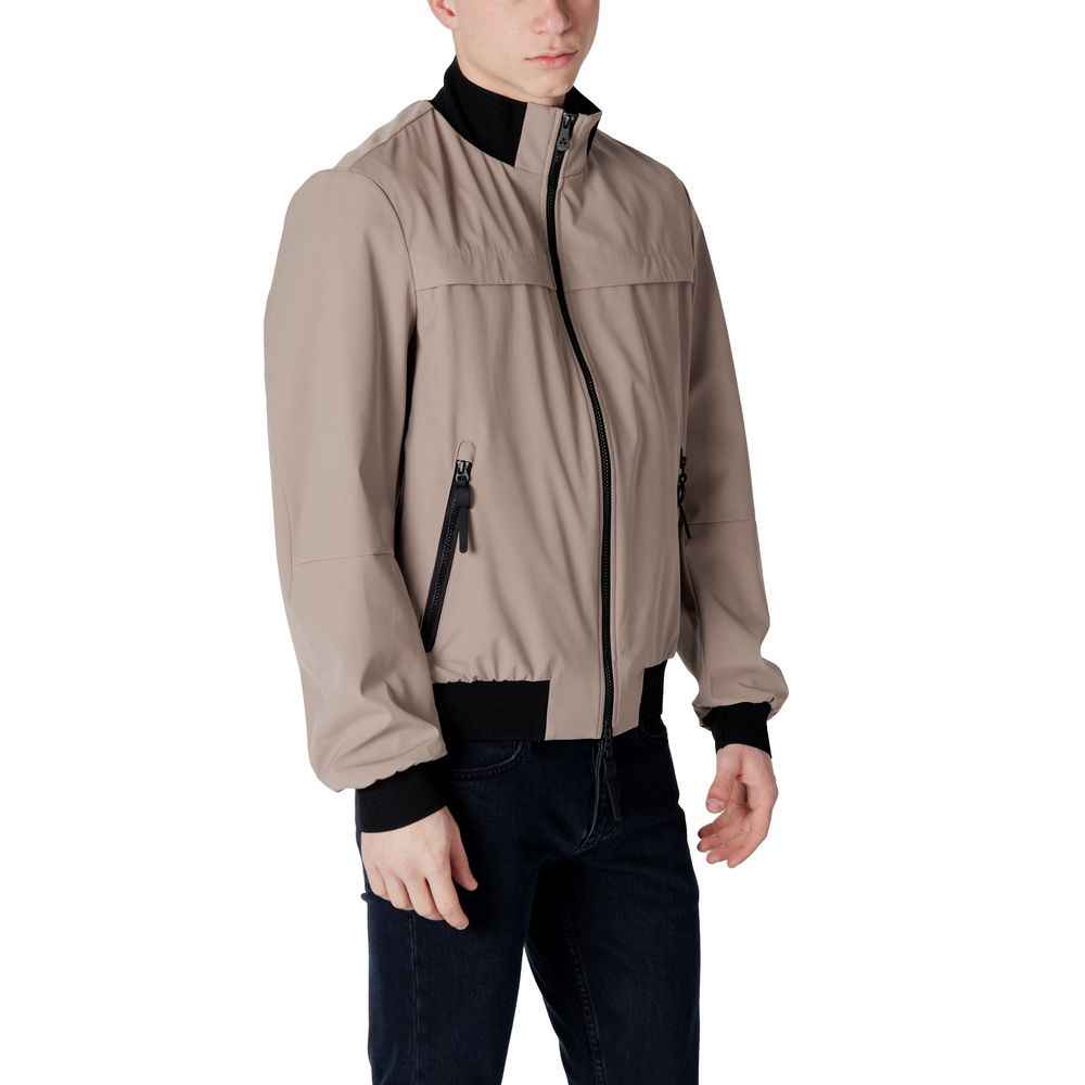 Peuterey Brown Polyester Jackets & Coat