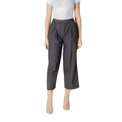 ICHI Black Cotton Jeans Denim