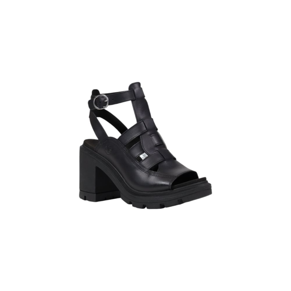 Timberland Allington Heights Fisherman Leather Sandal Black