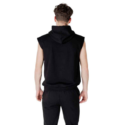 Icon Black Cotton Hoody