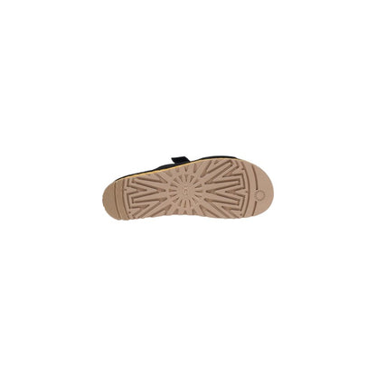 Aubrey Slide UGG Suede Leather Sandal For Women – Black
