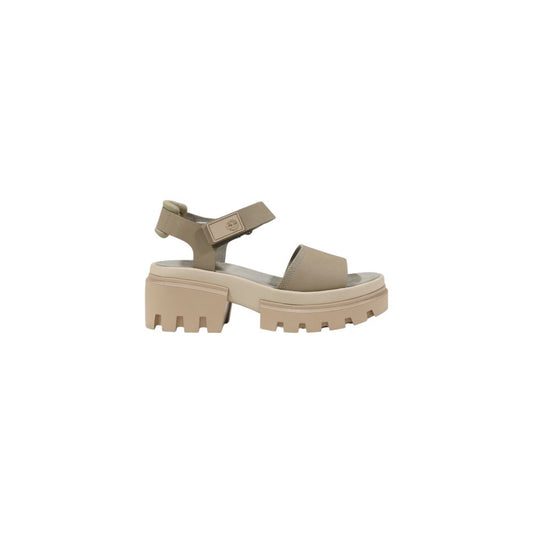 Timberland Everleigh Leather Backstrap Sandal – Beige