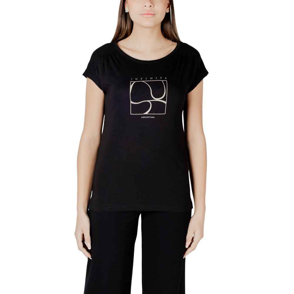 Street One Black Cotton T-Shirt