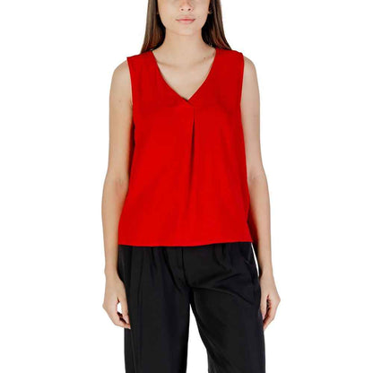 Only Red Recycled Polyester Tank Top