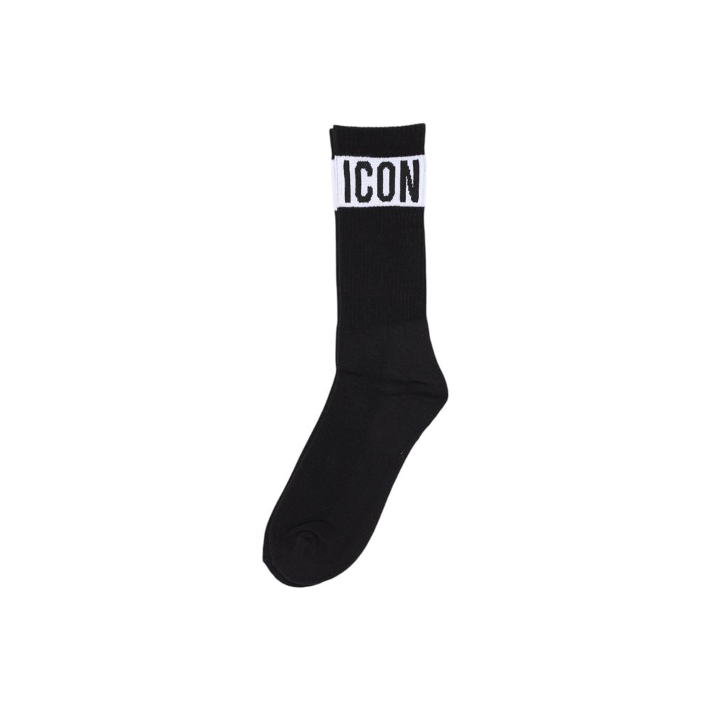 Icon ICXS2S5A042 Cotton Sock Black Luxury Knit Edition