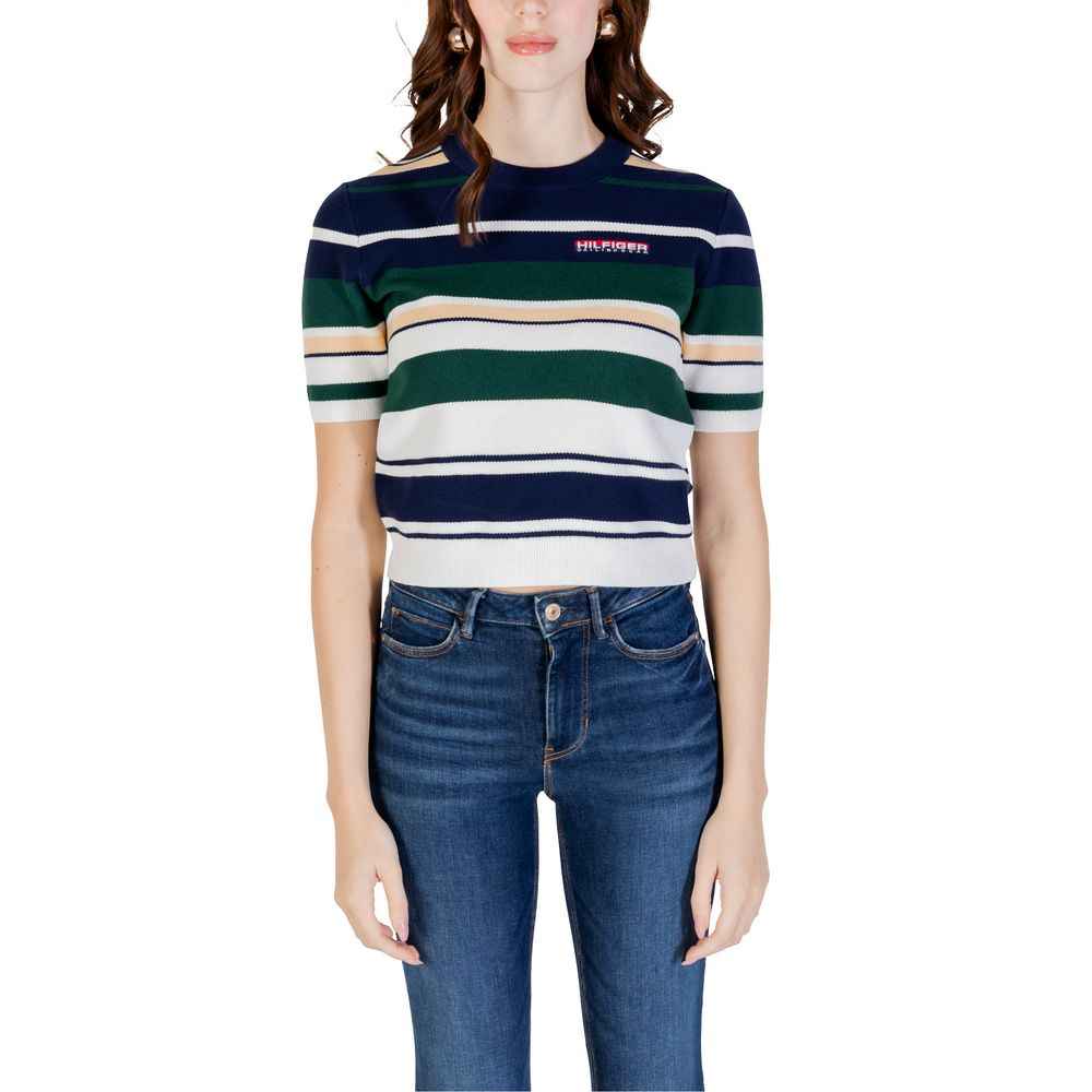 Tommy Hilfiger Blue Lyocell Sweater