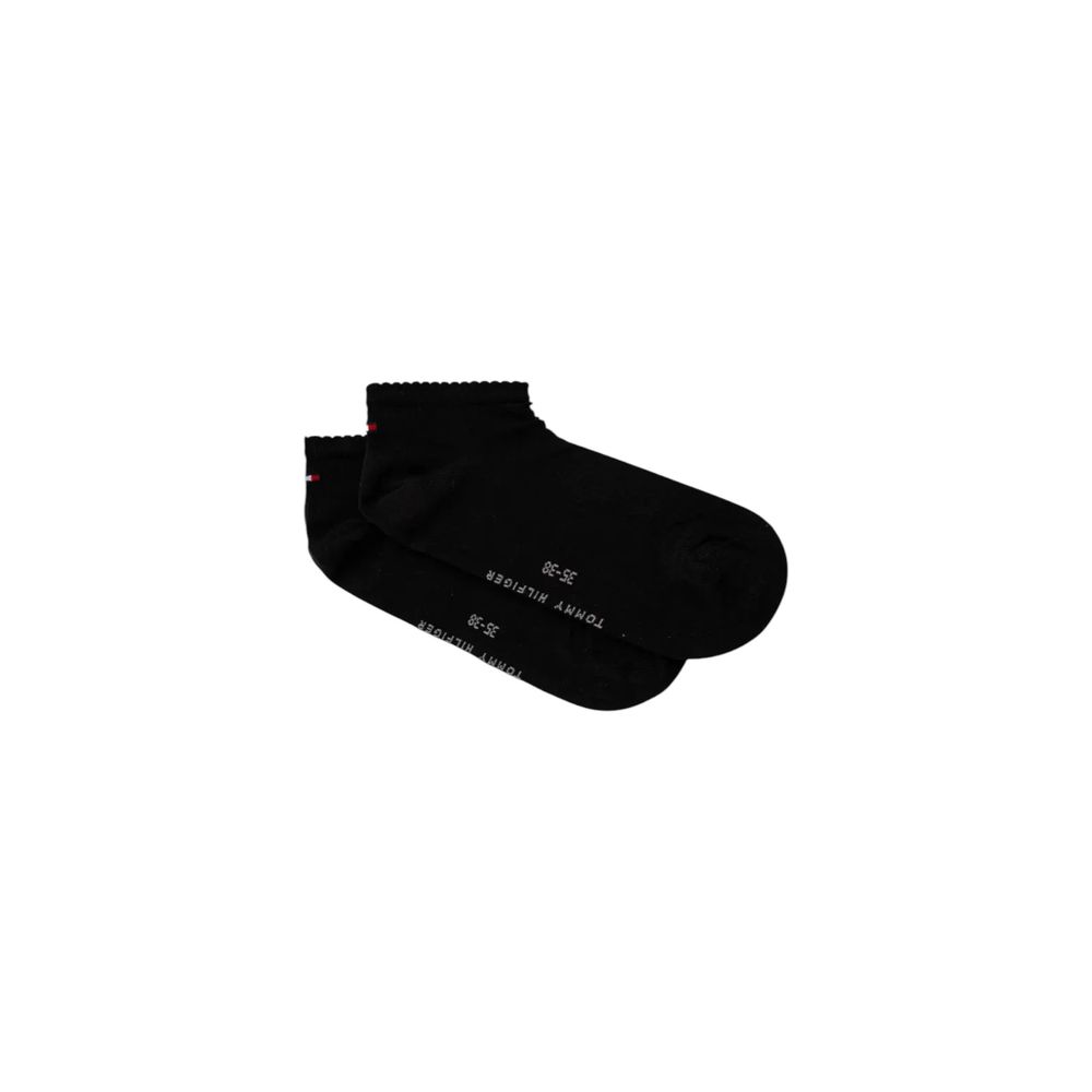 Tommy Hilfiger Sneaker Lyocell Socks Black Size M Women