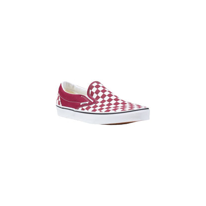Red Fabric Sneaker Vans Classic Everyday Casual Comfort