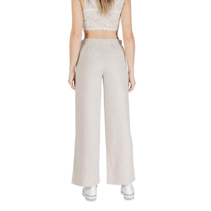 Only Beige Viscose Pant