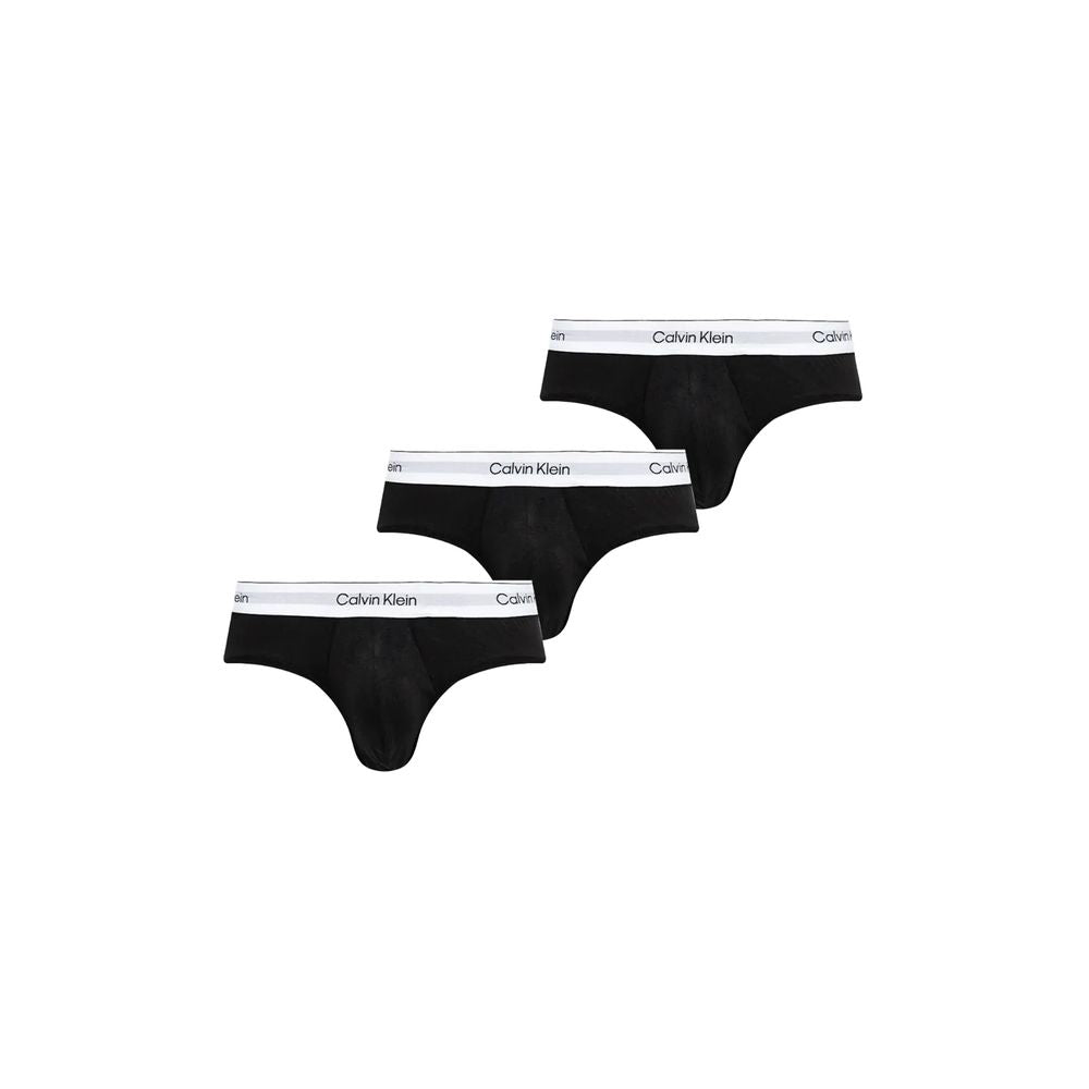 Calvin Klein Hip Brief Cotton Underwear Black And White