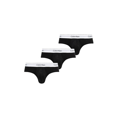Calvin Klein Hip Brief Cotton Underwear Black And White