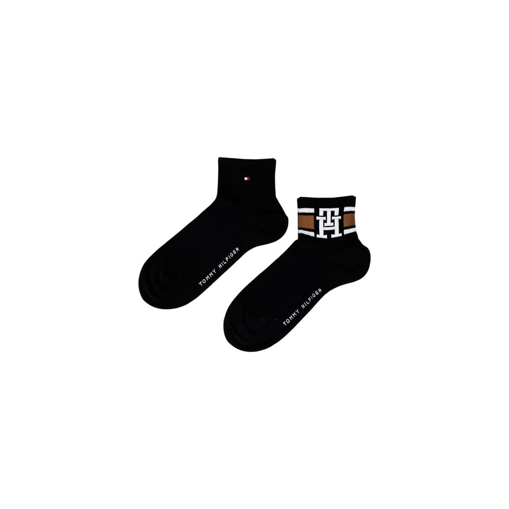 Tommy Hilfiger Organic Cotton Socks TH Men Quarter 2P Black