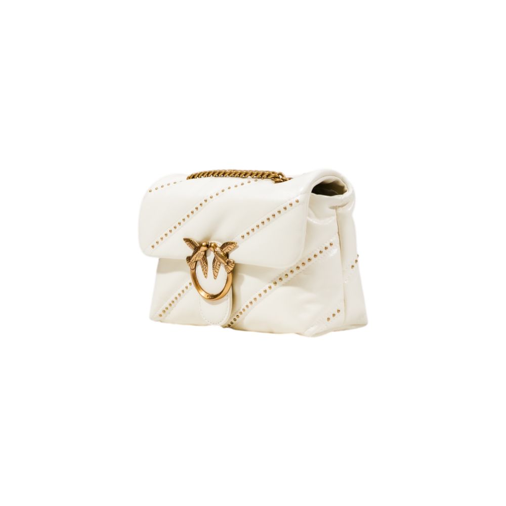 Pinko Love Puff Mini CL Polyurethane Elegant Handbag White