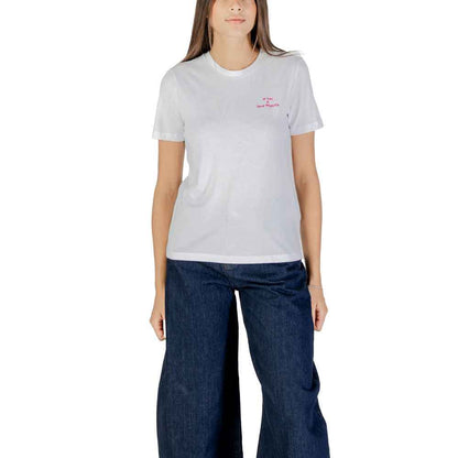 Only Pink Cotton T-Shirt