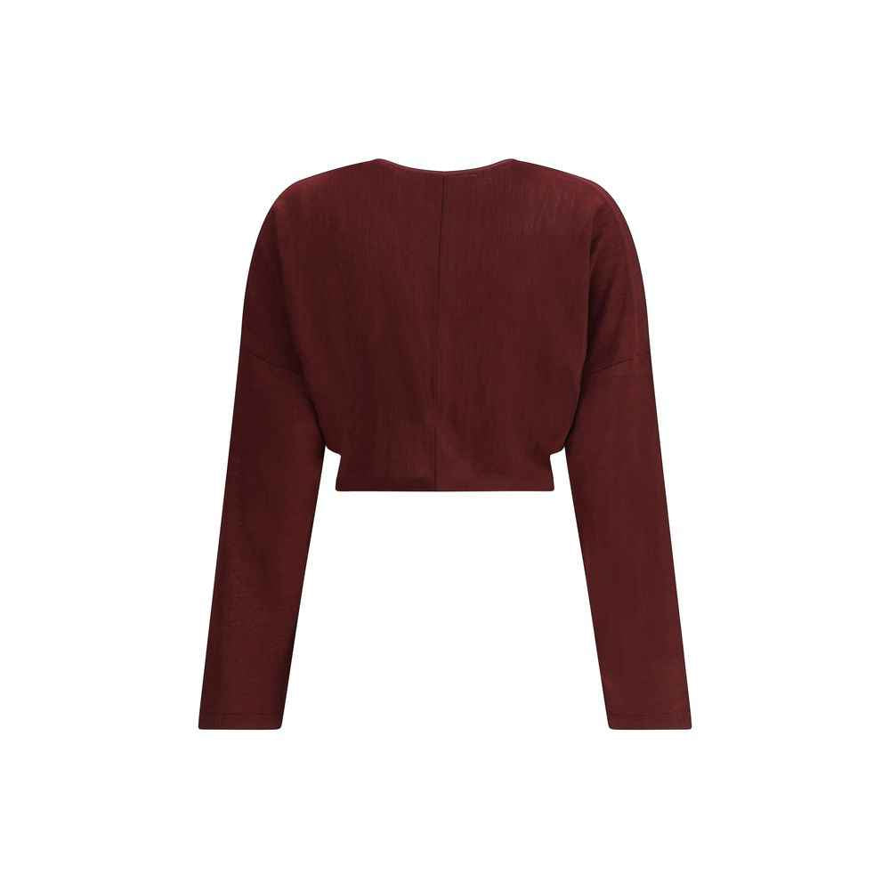 Khaite Cropped Finn Cardigan
