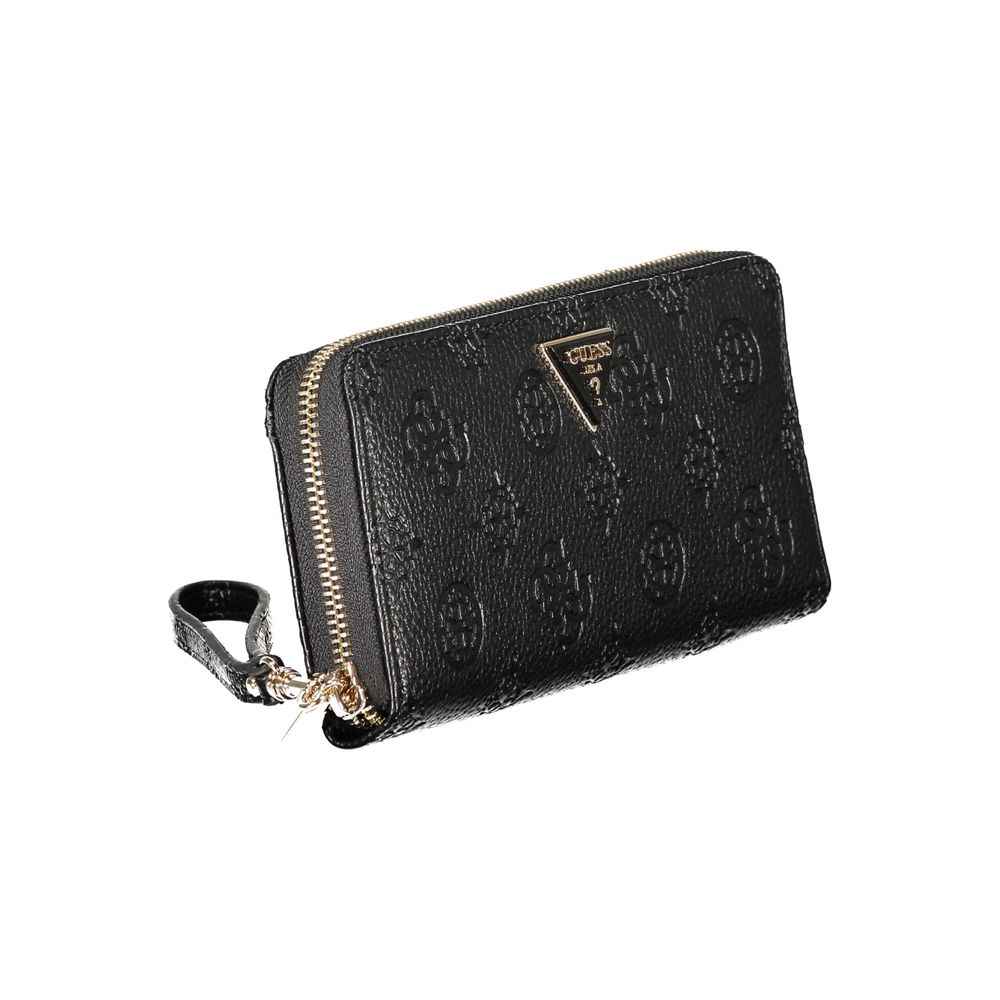 Guess Jeans Black Polyethylene Women Wallet