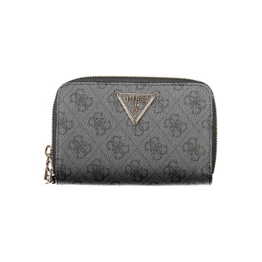 Guess Jeans Black Polyethylene Women Wallet