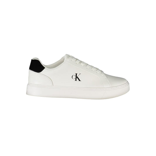 Calvin Klein Witte Leer Sneaker Heren Premium – Wit
