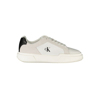 Calvin Klein White Leather Sneaker for Men Casual Luxury