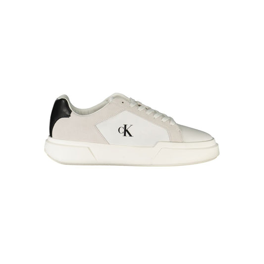 Calvin Klein White Leather Sneaker for Men Casual Luxury