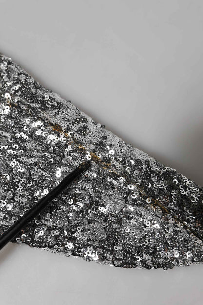 Dolce & Gabbana High Heel Boots Sequins Glitter - Zilver