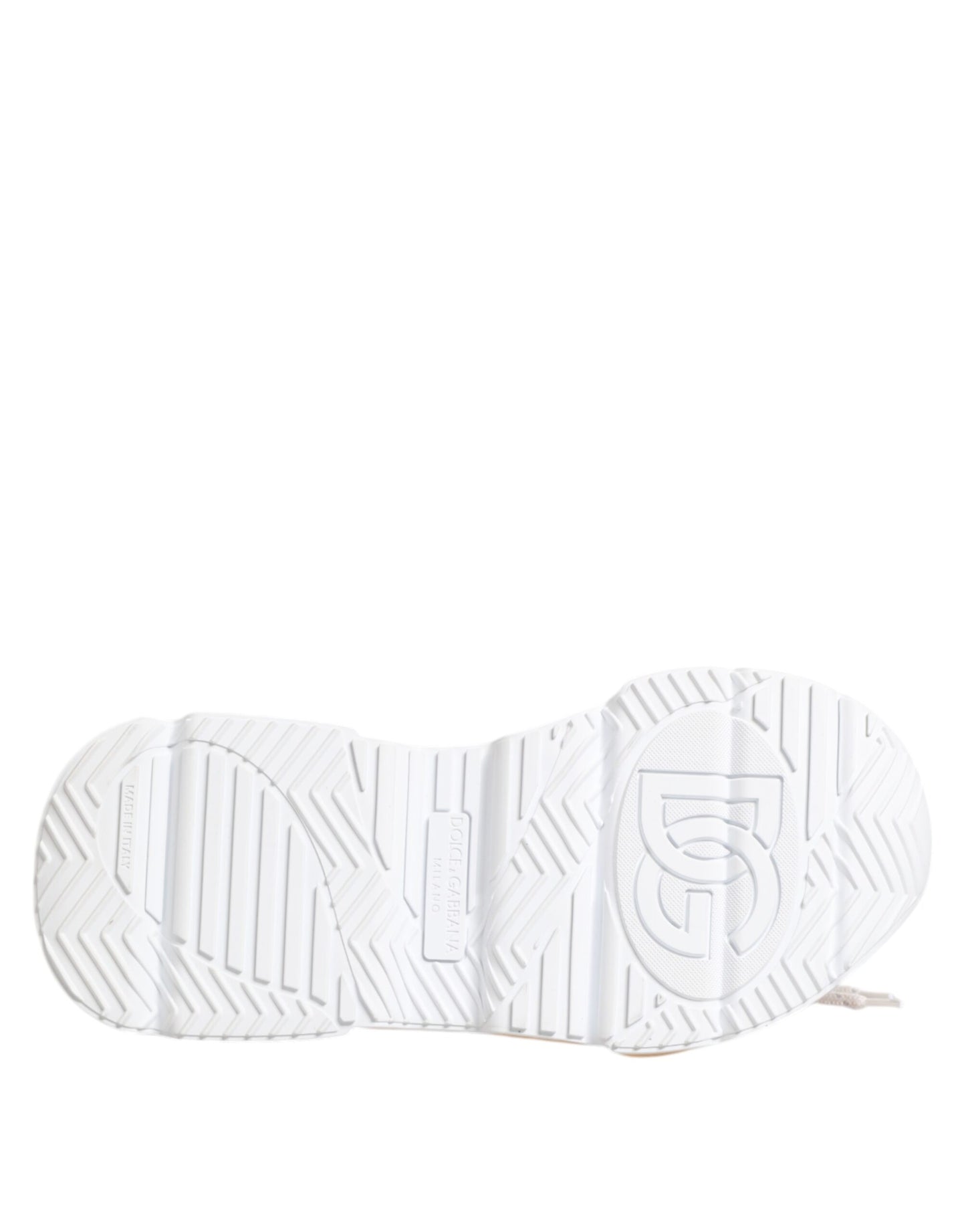 Dolce & Gabbana Daymaster Low Top Sneakers Wit En Roze