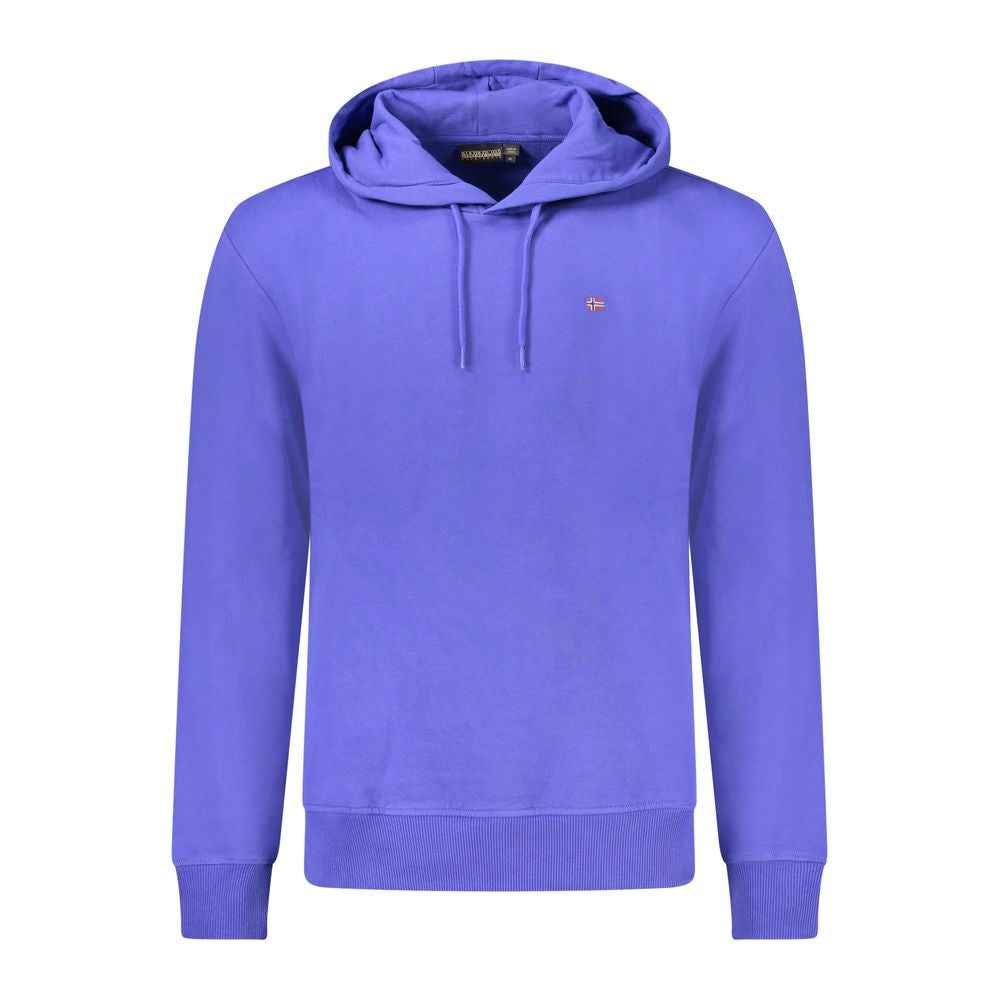 Napapijri Blue Cotton Men Sweater