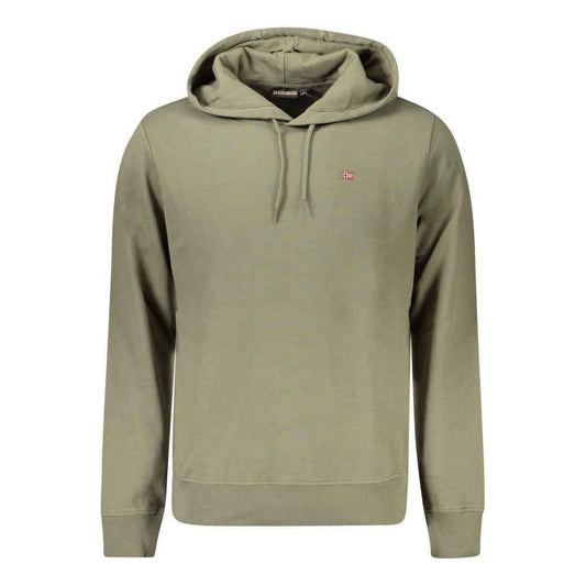 Napapijri Green Cotton Men Sweater