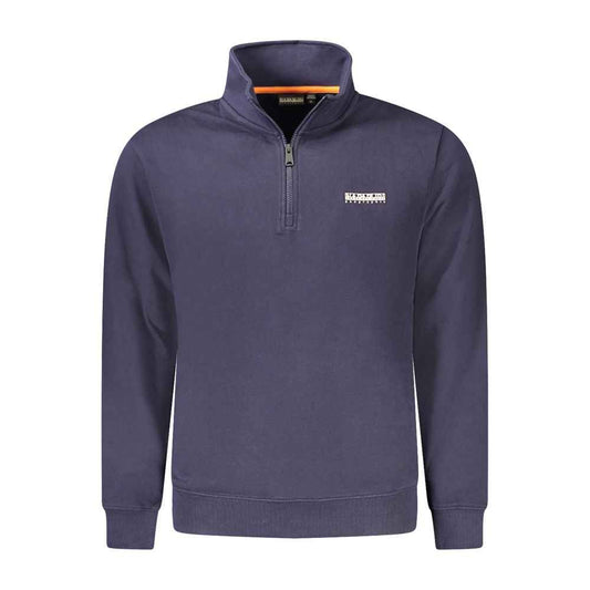 Napapijri Blue Cotton Men Sweater