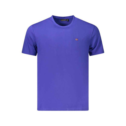 Napapijri Blue Cotton Men T-Shirt