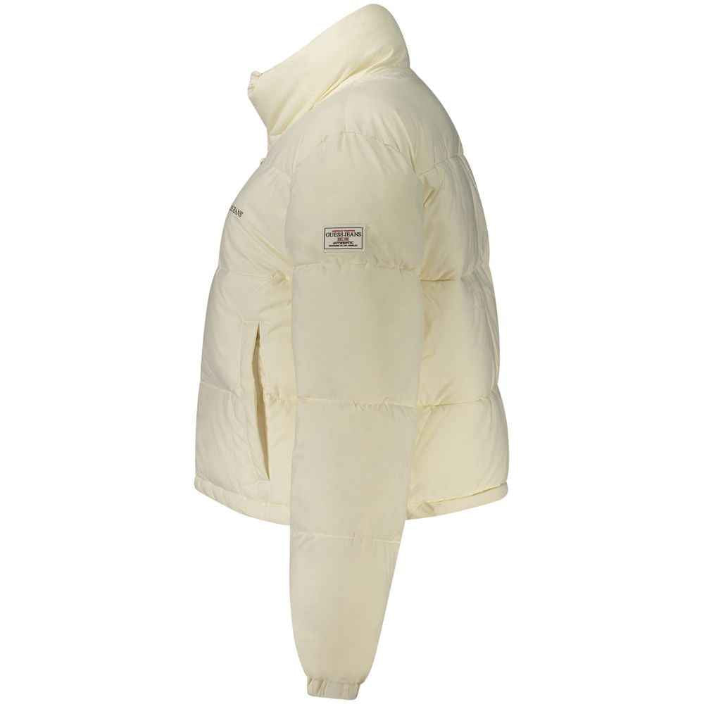 Guess Jeans White Polyester Women Jacket