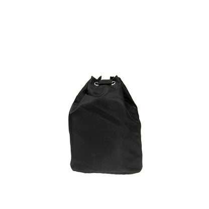 Prada Nylon And Leather Drawstring Pouch - 10 cm Width